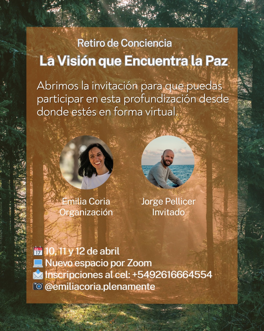 ✨ Retiro Virtual: La visión que encuentra la paz ✨