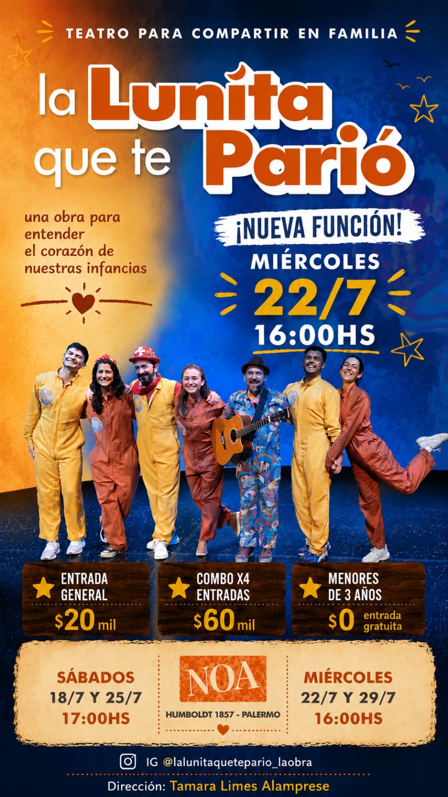 Teatro en familia: La lunita que te pario
