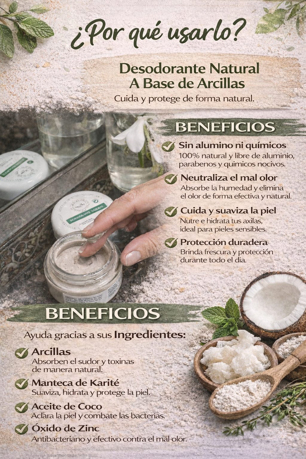 Desodorante natural Unisex